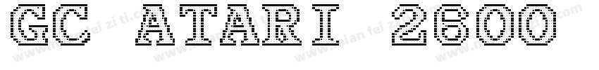GC Atari 2600 Basic字体转换